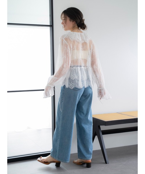 Levi's(リーバイス)の「Levi's別注 CINCH WIDE LEG REMAKE DENIM(デニムパンツ・レディース・ブルー・26inch/25inch/24inch)」の22枚目の写真