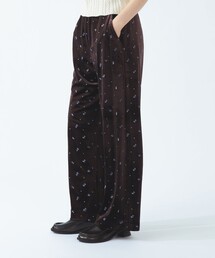 Ray BEAMS | 刺繍 ベロア イージー パンツ(その他パンツ)