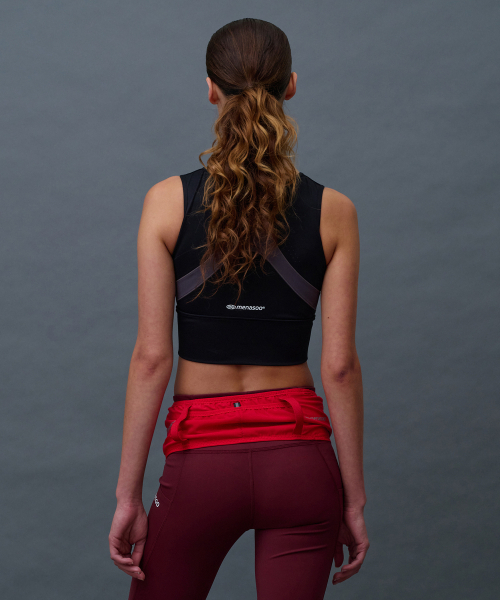 MENASOO（ミナス）の「Pace Hold Sport Bra Top_Black（チューブトップ・レディース・ブラック・SMALL/MEDIUM/LARGE/X-LARGE）」の12枚目の写真