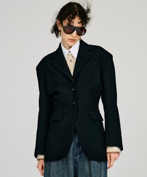 frill layered design jacket / フリルレイヤードデザインジャケット