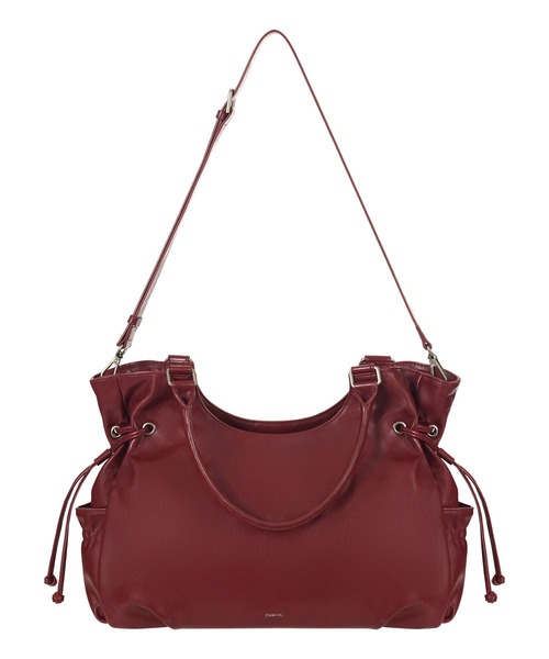 STAND OIL(スタンドオイル)の「STAND OIL/スタンドオイル BREEZY BAG ブリージーバッグ 2WAY ハンドバッグ ショルダーバッグ 大容量 通勤 通学 レディース 秋 秋服 2026年秋冬(ショルダーバッグ・レディース・ブラック/グレー/ワインレッド・FREE)」の12枚目の写真