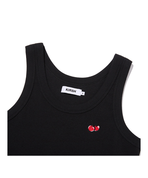 KIRSH（キルシー）の「スモールチェリー スリムフィット スリーブレス [ブラック]（Tシャツ/カットソー・レディース・その他・SMALL/MEDIUM）」の4枚目の写真