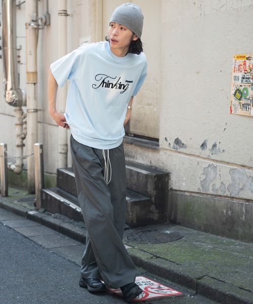 WEGO（ウィゴー）の「WEGO/【26年春夏新作】接触冷感3D刺繍Tシャツ（Tシャツ/カットソー・メンズ・ホワイト/サックスブルー・MEDIUM/LARGE）」の12枚目の写真