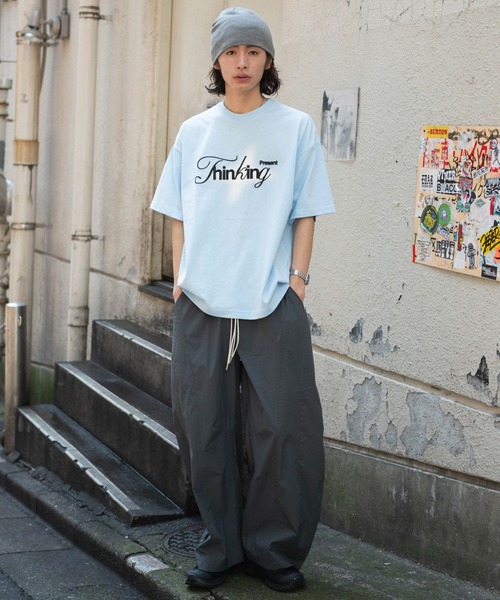 WEGO（ウィゴー）の「WEGO/【26年春夏新作】接触冷感3D刺繍Tシャツ（Tシャツ/カットソー・メンズ・ホワイト/サックスブルー・MEDIUM/LARGE）」の13枚目の写真