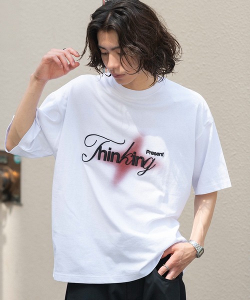 WEGO（ウィゴー）の「WEGO/【26年春夏新作】接触冷感3D刺繍Tシャツ（Tシャツ/カットソー・メンズ・ホワイト/サックスブルー・MEDIUM/LARGE）」の16枚目の写真
