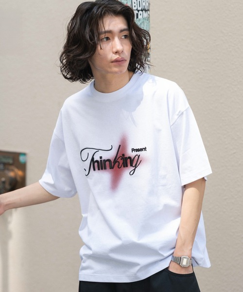 WEGO（ウィゴー）の「WEGO/【26年春夏新作】接触冷感3D刺繍Tシャツ（Tシャツ/カットソー・メンズ・ホワイト/サックスブルー・MEDIUM/LARGE）」の17枚目の写真