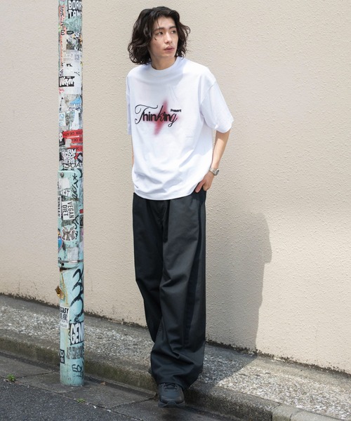 WEGO（ウィゴー）の「WEGO/【26年春夏新作】接触冷感3D刺繍Tシャツ（Tシャツ/カットソー・メンズ・ホワイト/サックスブルー・MEDIUM/LARGE）」の20枚目の写真