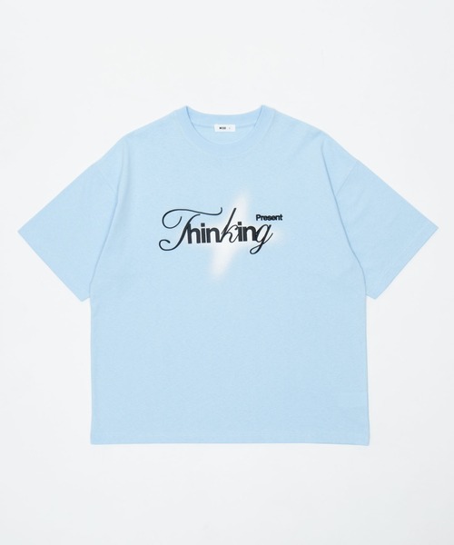 WEGO（ウィゴー）の「WEGO/【26年春夏新作】接触冷感3D刺繍Tシャツ（Tシャツ/カットソー・メンズ・ホワイト/サックスブルー・MEDIUM/LARGE）」の21枚目の写真
