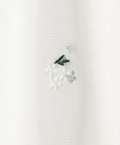 UNITED ARROWS(ユナイテッドアローズ)の「シアー フラワー カーディガン(カーディガン/ボレロ・レディース・ホワイト/ブラック・FREE)」の11枚目の写真