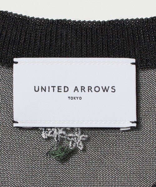 UNITED ARROWS(ユナイテッドアローズ)の「シアー フラワー カーディガン(カーディガン/ボレロ・レディース・ホワイト/ブラック・FREE)」の12枚目の写真