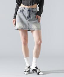 MAVYTH/メヴィス/RHINESTONE MINI SKIRT