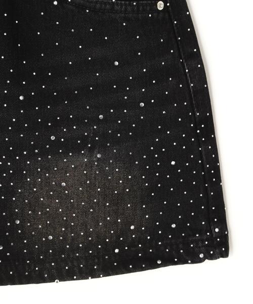 L.H.P(エルエイチピー)の「MAVYTH/メヴィス/RHINESTONE MINI SKIRT(スカート・レディース・ブルー系その他3/ブラック・M/L)」の11枚目の写真