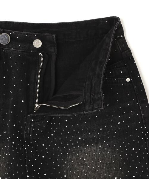L.H.P(エルエイチピー)の「MAVYTH/メヴィス/RHINESTONE MINI SKIRT(スカート・レディース・ブルー系その他3/ブラック・M/L)」の12枚目の写真
