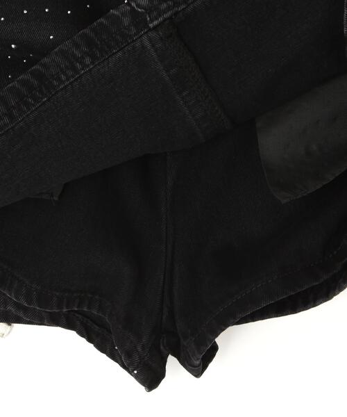 L.H.P(エルエイチピー)の「MAVYTH/メヴィス/RHINESTONE MINI SKIRT(スカート・レディース・ブルー系その他3/ブラック・M/L)」の13枚目の写真