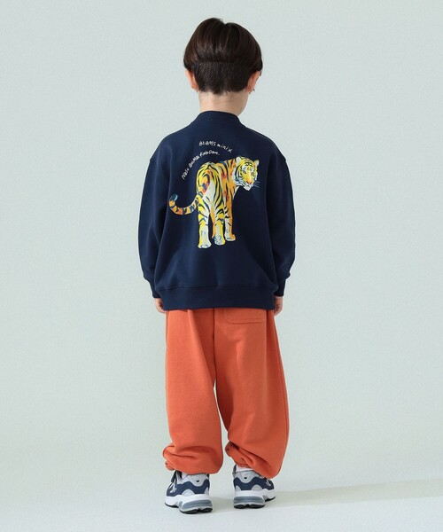 BEAMS mini(ビームスミニ)の「【COLLABORATION】那須どうぶつ王国・神戸どうぶつ王国 / アニマル HIP スウェット 2026FW(90~140cm)(スウェット・キッズ・ホワイト系その他5/ネイビー/オレンジ系その他3・120/90/110/100/140/130)」の15枚目の写真