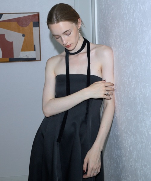 JOSE MOON(ジョゼムーン)の「BARE BRREL DRESS(ワンピース・レディース・ブラック/ホワイト・38/36)」の3枚目の写真