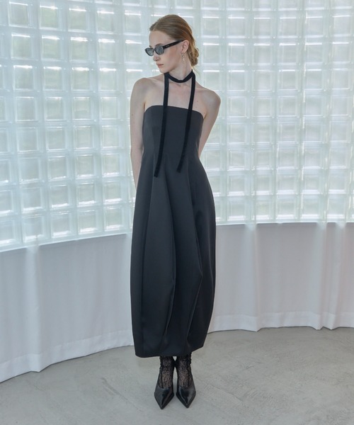 JOSE MOON(ジョゼムーン)の「BARE BRREL DRESS(ワンピース・レディース・ブラック/ホワイト・38/36)」の5枚目の写真