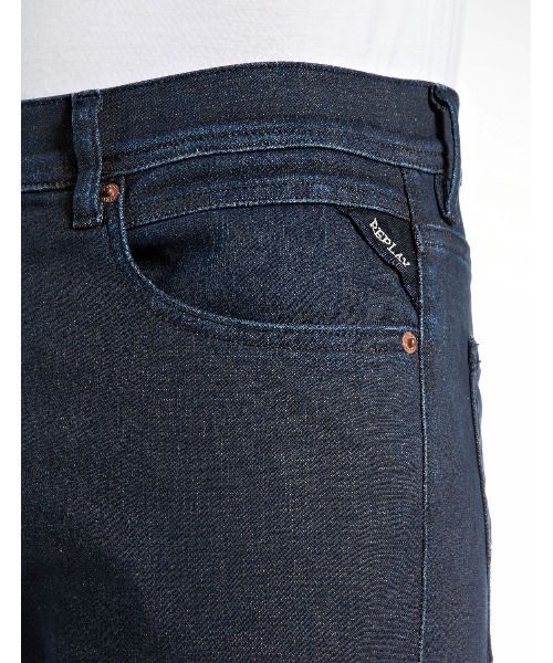 REPLAY(リプレイ)の「スリムストレートフィットGROVER Hyperflex Matrix ストレッチデニム(デニムパンツ・メンズ・ダークブルー・W34xL32/W36xL32/W28xL32/W29xL32/W30xL32/W31xL32/W32xL32/W33xL32)」の6枚目の写真