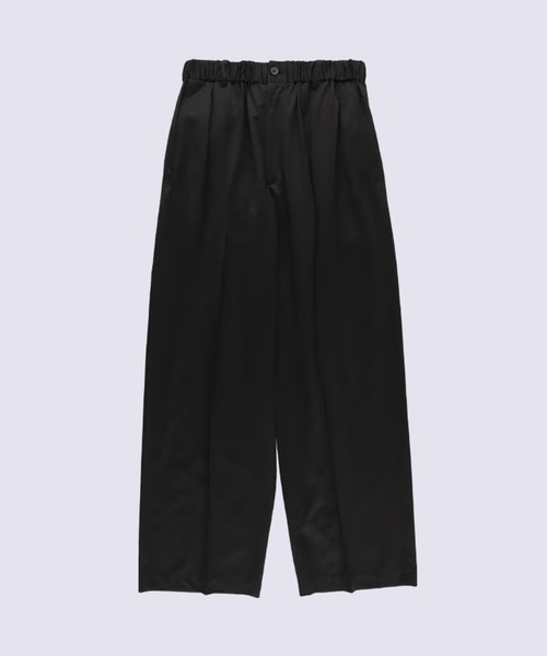 STUDIOUS(ステュディオス)の「46G Pintuck Pants(スラックス・メンズ・ブラック・M/L)」の1枚目の写真