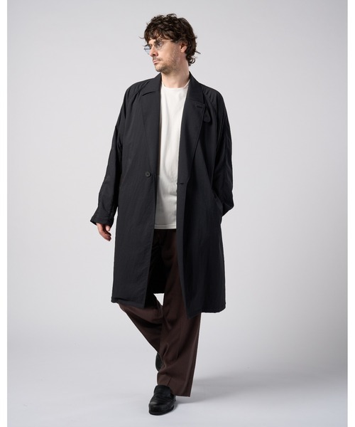 wjk(ダヴルジェイケイ)の「viscose linen semi-wide slacks(スラックス・メンズ・ブラウン/スミクロ・X-LARGE/LARGE/MEDIUM/SMALL)」の11枚目の写真