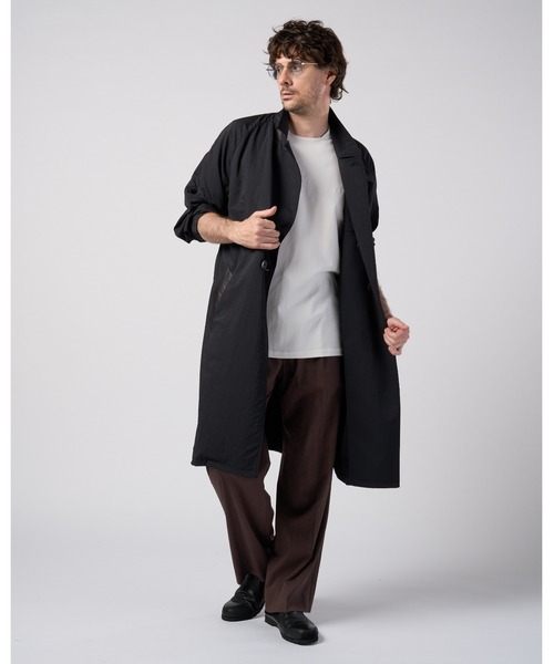 wjk(ダヴルジェイケイ)の「viscose linen semi-wide slacks(スラックス・メンズ・ブラウン/スミクロ・X-LARGE/LARGE/MEDIUM/SMALL)」の13枚目の写真