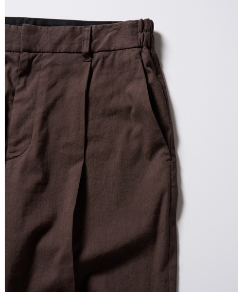 wjk(ダヴルジェイケイ)の「viscose linen semi-wide slacks(スラックス・メンズ・ブラウン/スミクロ・X-LARGE/LARGE/MEDIUM/SMALL)」の18枚目の写真