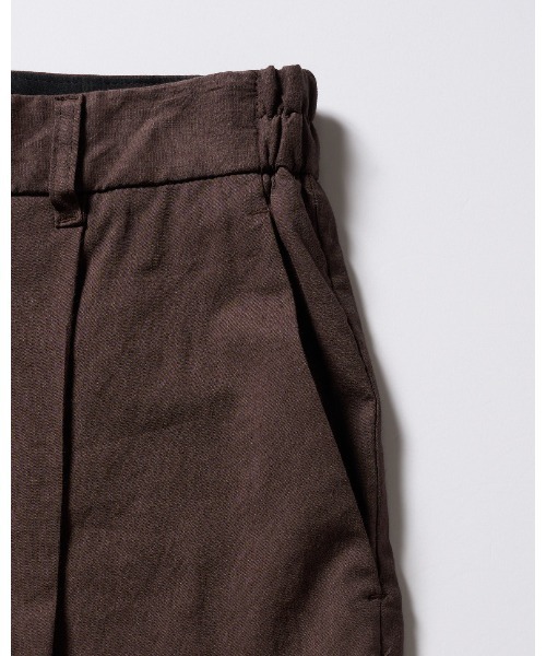 wjk(ダヴルジェイケイ)の「viscose linen semi-wide slacks(スラックス・メンズ・ブラウン/スミクロ・X-LARGE/LARGE/MEDIUM/SMALL)」の19枚目の写真