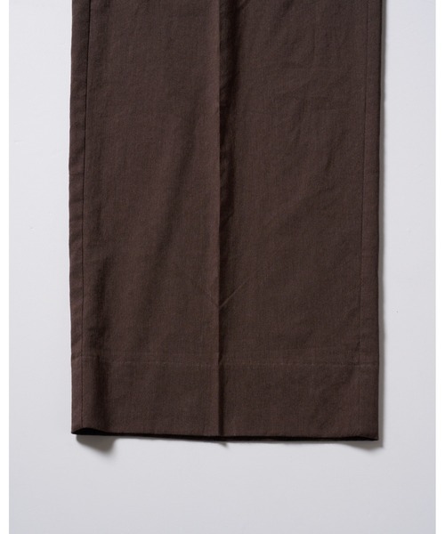 wjk(ダヴルジェイケイ)の「viscose linen semi-wide slacks(スラックス・メンズ・ブラウン/スミクロ・X-LARGE/LARGE/MEDIUM/SMALL)」の20枚目の写真