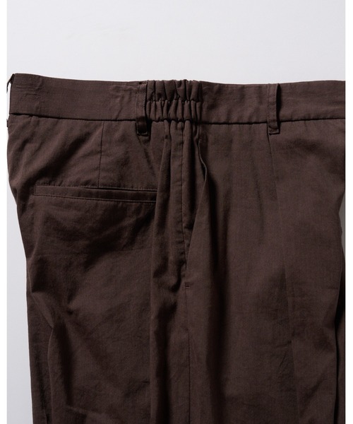 wjk(ダヴルジェイケイ)の「viscose linen semi-wide slacks(スラックス・メンズ・ブラウン/スミクロ・X-LARGE/LARGE/MEDIUM/SMALL)」の22枚目の写真