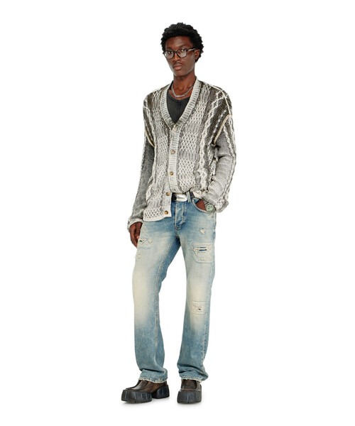 DIESEL(ディーゼル)の「メンズ カーディガン K-MIOTO(カーディガン/ボレロ・メンズ・グリーン系その他・SMALL/LARGE/X-SMALL/MEDIUM)」の3枚目の写真