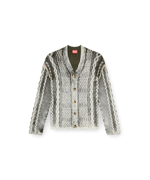DIESEL(ディーゼル)の「メンズ カーディガン K-MIOTO(カーディガン/ボレロ・メンズ・グリーン系その他・SMALL/LARGE/X-SMALL/MEDIUM)」の6枚目の写真
