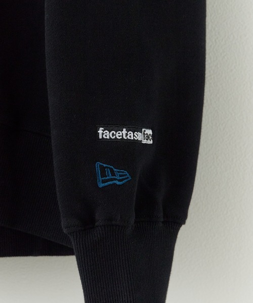 FACETASM(ファセッタズム)の「FACETASM/ファセッタズム × NEW ERA/ニューエラ LOGO Hoodie コラボロゴ カンガルーポケット プルオーバーパーカー 2026年 夏 夏服(パーカー・メンズ・ブラック・M/L)」の8枚目の写真