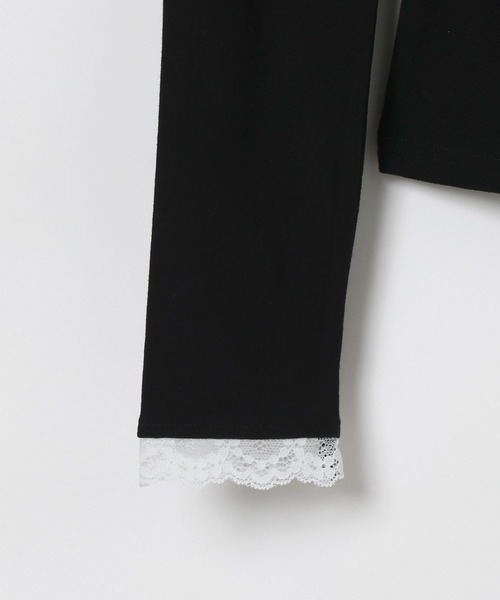 Heather(ヘザー)の「レーストリムリボンカットソー 1077825(Tシャツ/カットソー・レディース・ブラック/アイボリー/ベージュ系・FREE)」の10枚目の写真