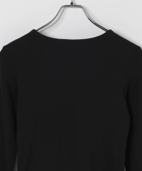 Heather(ヘザー)の「レーストリムリボンカットソー 1077825(Tシャツ/カットソー・レディース・ブラック/アイボリー/ベージュ系・FREE)」の7枚目の写真