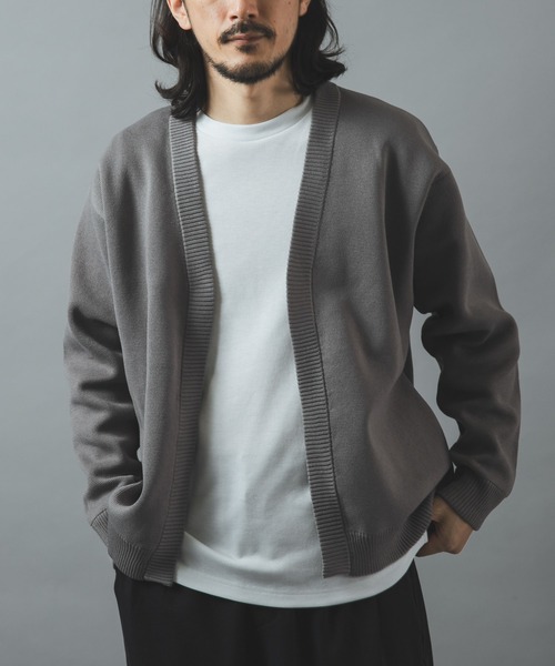 ITEMS URBANRESEARCH(アイテムズ アーバンリサーチ)の「高機能ニットカーディガンアンサンブル(カーディガン/ボレロ・メンズ・モカ/ネイビー/ダークグレー/ブラック・MEDIUM/LARGE)」の2枚目の写真