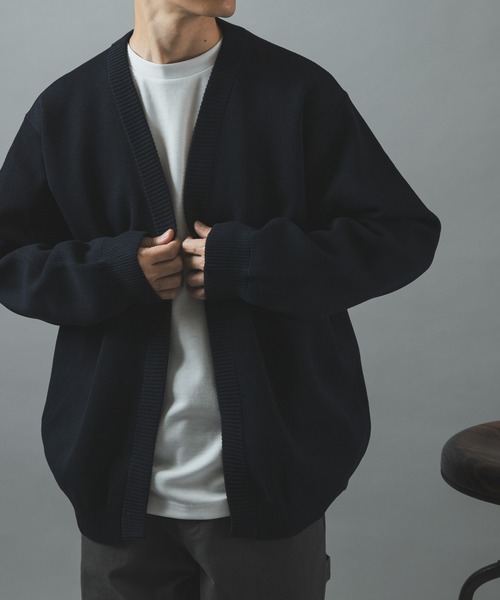 ITEMS URBANRESEARCH(アイテムズ アーバンリサーチ)の「高機能ニットカーディガンアンサンブル(カーディガン/ボレロ・メンズ・モカ/ネイビー/ダークグレー/ブラック・MEDIUM/LARGE)」の22枚目の写真