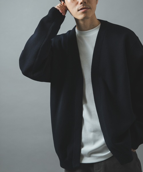 ITEMS URBANRESEARCH(アイテムズ アーバンリサーチ)の「高機能ニットカーディガンアンサンブル(カーディガン/ボレロ・メンズ・モカ/ネイビー/ダークグレー/ブラック・MEDIUM/LARGE)」の20枚目の写真
