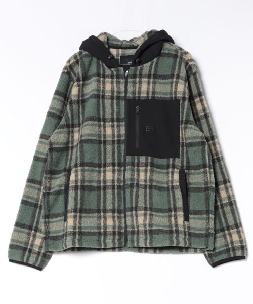RVCA(ルーカ)の「RVCA メンズ DEL MAR SHERPA ZIP パーカー 【2026年秋冬モデル】(パーカー・メンズ・ブルー系その他・X-LARGE/LARGE/MEDIUM)」の1枚目の写真