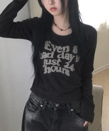 メッセージロゴフィットロンT
