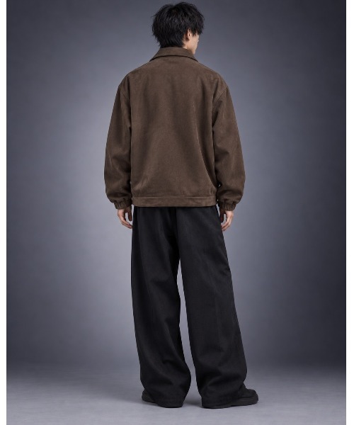 Sakka(サッカ)の「フェイクスエードZIPブルゾン66-H209(ブルゾン・メンズ・ブラック/ブラウン/ベージュ・LARGE/MEDIUM)」の8枚目の写真