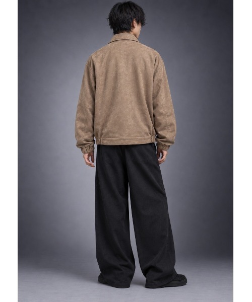 Sakka(サッカ)の「フェイクスエードZIPブルゾン66-H209(ブルゾン・メンズ・ブラック/ブラウン/ベージュ・LARGE/MEDIUM)」の11枚目の写真