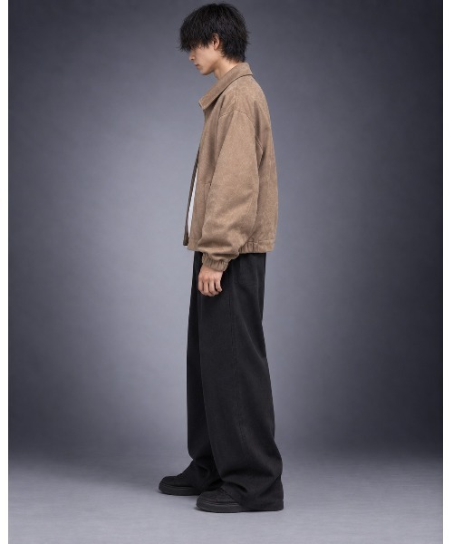 Sakka(サッカ)の「フェイクスエードZIPブルゾン66-H209(ブルゾン・メンズ・ブラック/ブラウン/ベージュ・LARGE/MEDIUM)」の12枚目の写真