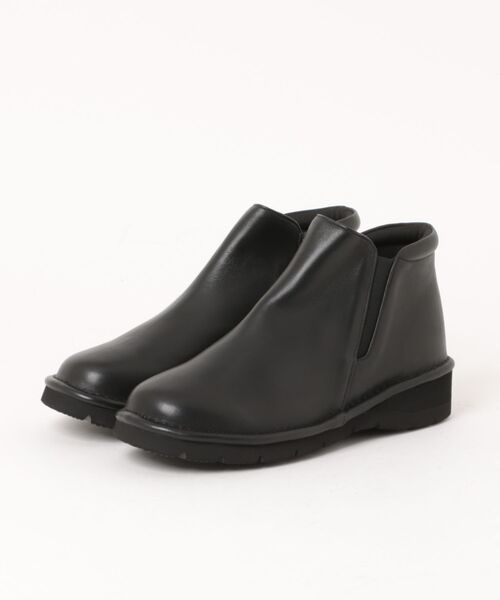 Atelier(アトリエ)の「【4E】厚底サイドゴアブーツ(ブーツ・レディース・キャメル/ブラック・22.5cm/23.5cm/23cm/24.5cm/24cm)」の9枚目の写真