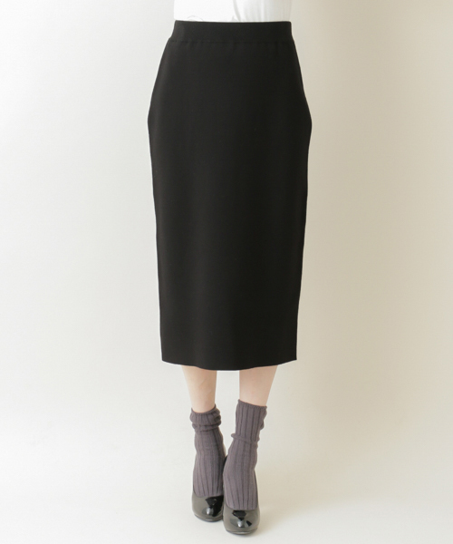 URBAN RESEARCH（アーバンリサーチ）の「UR  ミラノリブタイトスカート	（スカート・レディース・オフホワイト/ブラック/カーキ・FREE）」の7枚目の写真