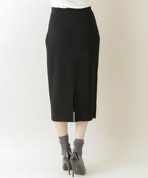 URBAN RESEARCH（アーバンリサーチ）の「UR  ミラノリブタイトスカート	（スカート・レディース・オフホワイト/ブラック/カーキ・FREE）」の11枚目の写真
