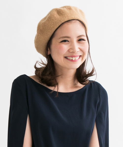 URBAN RESEARCH Sonny Label（アーバンリサーチサニーレーベル）の「Sonny Label ウールベレー帽（ハンチング/ベレー帽・レディース・グレー/ネイビー/ベージュ/ボルドー/ブラック・ONE）」の3枚目の写真