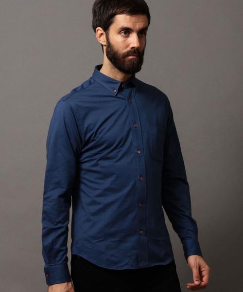 BEAUTY&YOUTH UNITED ARROWS（ビューティーアンドユースユナイテッドアローズ）の「BY サーモライト スリム シャツ◆（シャツ/ブラウス・メンズ・ライトブルー/コバルトブルー/ネイビー/ホワイト・X-LARGE/X-SMALL/MEDIUM/LARGE/SMALL）」の4枚目の写真