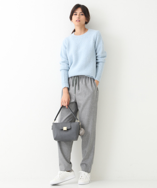 interstaple（インターステイプル）の「【WEB限定】ファー付きインバッグミニショルダー（ショルダーバッグ・レディース・ベージュ/ブラック/グレー・FREE）」の17枚目の写真