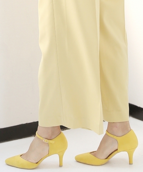 A part by（アパートバイ）の「【WEB限定色・サイズ】セパレートストラップパンプス 745480 （パンプス・レディース・ブラック/サックスブルー/グリーン/ベージュ/イエロー/ピンク/コーラルピンク・M/L/LL/S）」の5枚目の写真