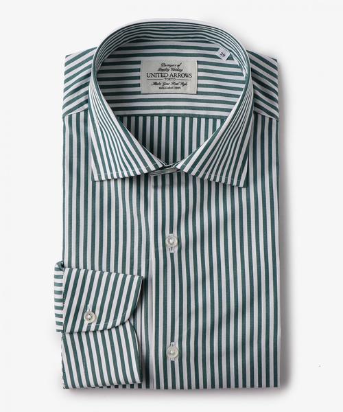UNITED ARROWS(ユナイテッドアローズ)の「UDET キャンディーストライプ セミワイド ◆(シャツ/ブラウス・メンズ・ケリー/コバルトブルー/ライトピンク・42cm/38cm/39cm/37cm/40cm/36cm/43cm/41cm)」の1枚目の写真